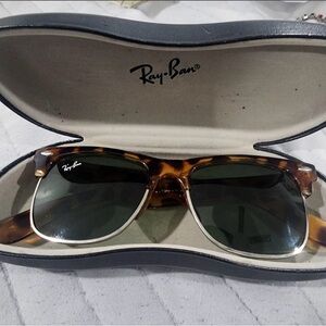 Vintage B&L Ray Bans with Green Lenses